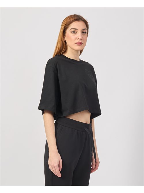 T-shirt court à manches mi-longues Richmond X pour femme RICHMOND X | UWP25196TSBLACK